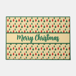 Tapete Árvore natalícia com padrão superior estrelado sem