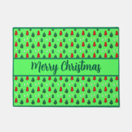 Tapete Árvore natalícia com padrão superior estrelado sem