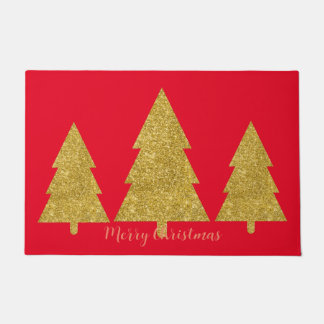 Tapete Árvores de ouro luxuosas modernas cintilantes verm