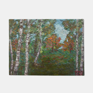 Tapete Árvores-de-pássaro numa floresta romena (Kimon Log