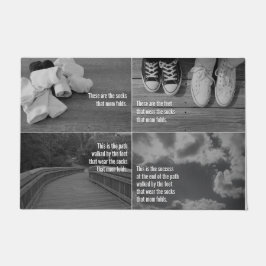 Tapete As meias que a mamã dobra - esteira da lavandaria