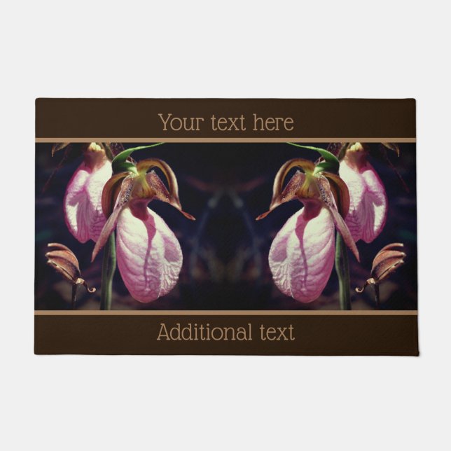 Tapete As Orquídeas Selvagens Slipper Se Fecham Personali (Frente)