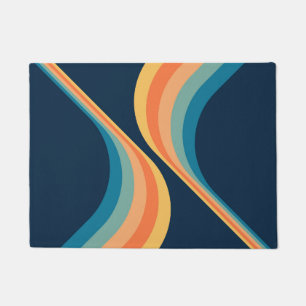 Tapete Asas coloridas do estilo retrô, design