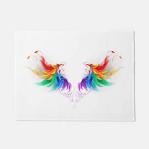 Tapete Asas Fluffy Rainbow