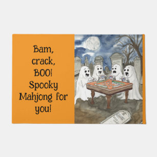 Tapete assustador halloween Mah Jong