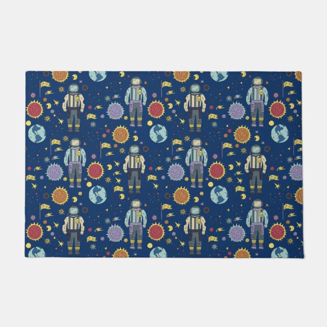 Tapete Astrounaut Space Man Colorful (Frente)