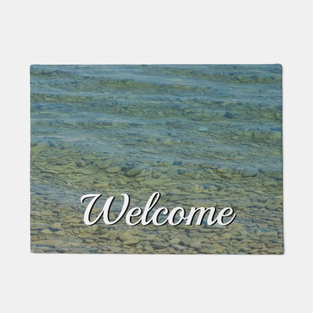Tapete Através do Lago Huron Welcome Doormat (Frente)