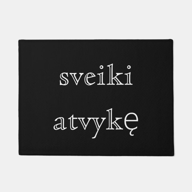 Tapete atvykę do sveiki (Frente)