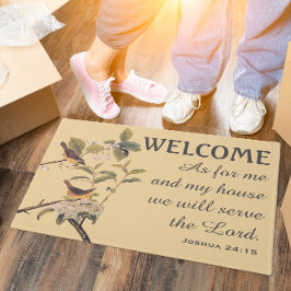 Tapete Audubon's Maryland Yellowthroat e Verse Doormat