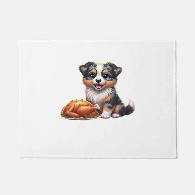 Tapete Aussie 180 Ação de Graças T-Shirt Clássico.png (Frente)