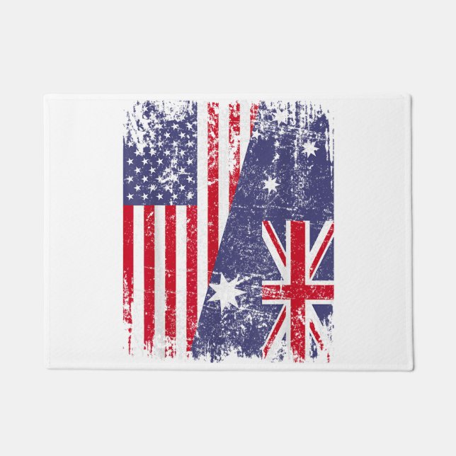Tapete AUSTRALIANA ROOTS Half American Flag AUSTRÁLIA (Frente)
