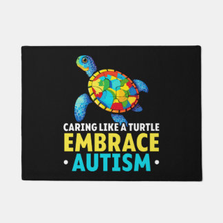 Tapete Autismo Turtle Autista Quebra-cabeça Autismo Consc