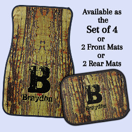 Tapete Automotivo Alterar inicial, adicionar (apagar) nome Rusty Met