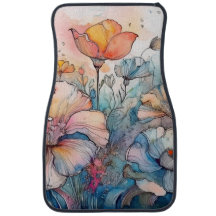 Aquarela de Padrão de Flor