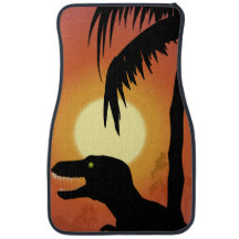 Dinossauro no amanhecer