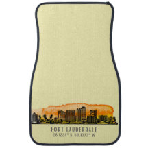 Fort Lauderdale Skyline & Coordenadas