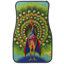 impressão de pavão divertido