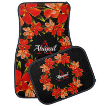 Linda Laranja Floral | Carros Personalizados