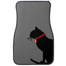 Mat de Carro de Gato Negro