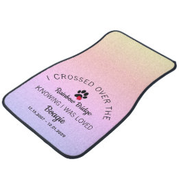 Tapete Automotivo Memorial de Estimação Personalizado da Ponte do Ar