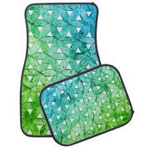 Mosaico verde-aquamarino | flor da vida