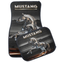 Mustang, carro, tapetes, estilo de tapete, forte
