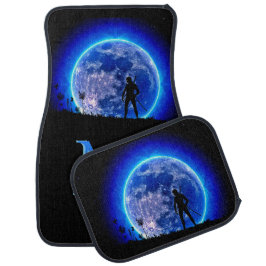 Tapete Automotivo Ninja Warrior Blue Moon Monograma Japonês