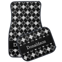 Padrão Preto e Branco do Quatrefoil | Cor do moinh