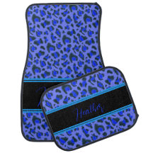 Personalizar Pelúcia de Leopardo Animal Azul Brilh