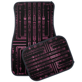 Tapete Automotivo Preto, rosa, Antigo, presente, metálico, geométric