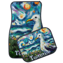 Seagull Van Gogh Style Beach Personalized