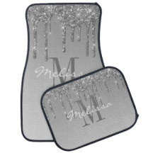 Silver Glitter de Script Inicial Personalizado