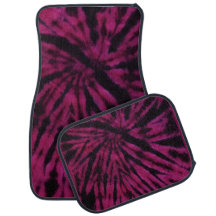 Tinta-Roxa Rosa Preto Hippie Padrão Retro Tie-Dye 