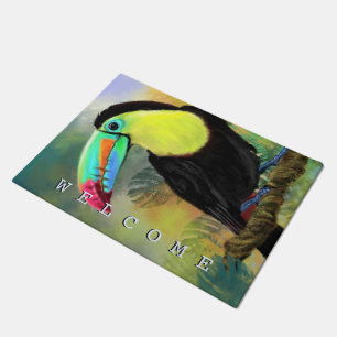 Tapete Ave Tropical Toco Toucan - Bem-vindo -