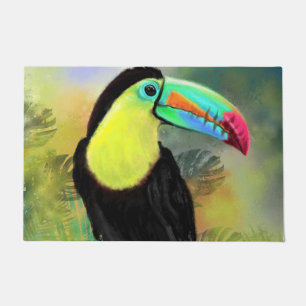 Tapete Ave Tropical Toco Toucan Exótica - Pintura Migrad