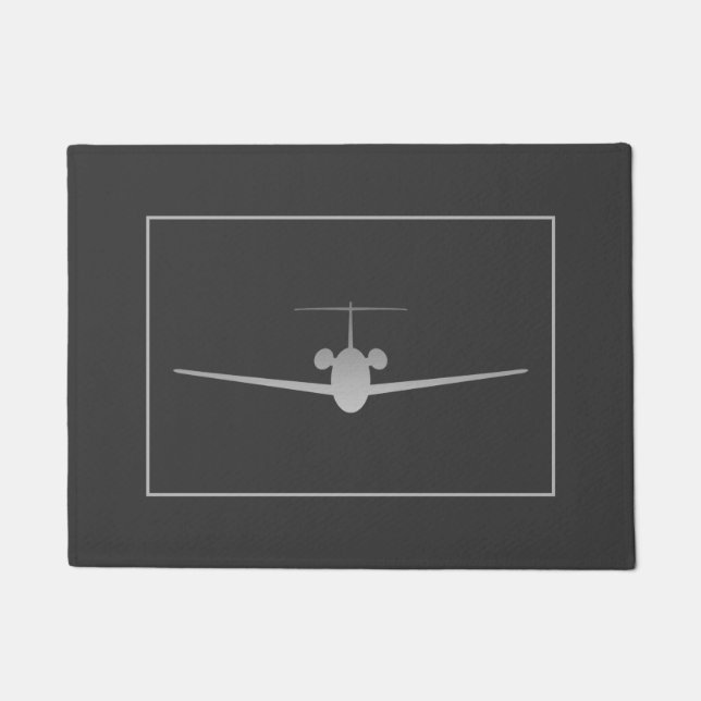 Tapete Avião de jato clássico (Frente)