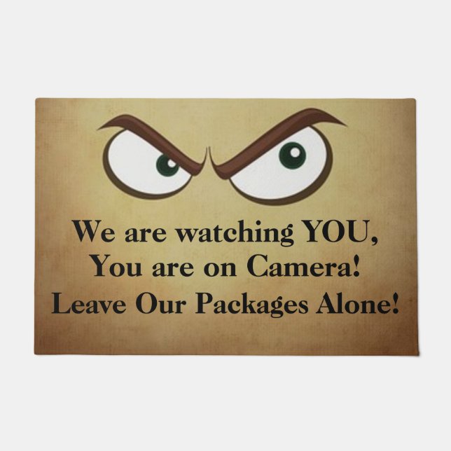 Tapete Aviso de Pirata de Porch da Dellivery! (Frente)