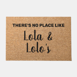 Tapete Avós personalizados Lola & Lolo bem-vindos