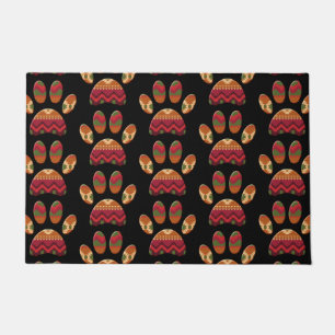 Tapete Aztec Patterno Cachorro Paw