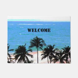 Tapete Azul das caraíbas