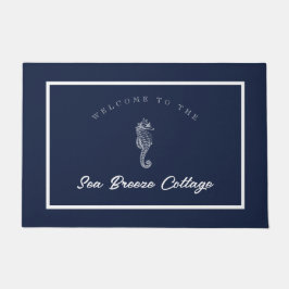 Tapete Azul e Cavalo Branco inspirados no litoral