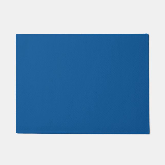 Tapete Azul Elétrico Médio Cor Sólida (Frente)