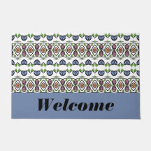 Azul, Preto, Branco E Verde