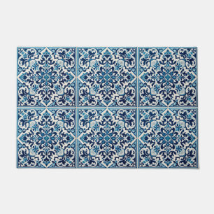 Tapete Azulejo azul português