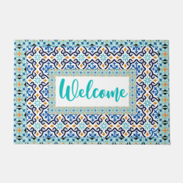 Tapete azulejo marroquino inspirado no Design de bem-vind
