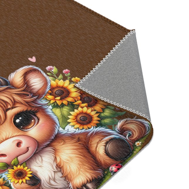 Tapete Baby Highland Cow Door Mat (Criador carregado)