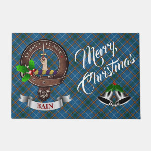 Tapete Bain Crachá & Tartan Personalised Silver Bells Xma