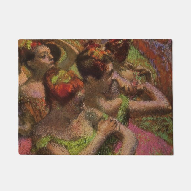 Tapete Ballerinas Adjusting Their Dresses (Edgar Degas) (Frente)