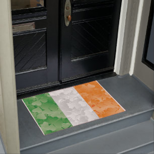 Tapete Bandeira da Irlanda com um padrão de pântanos