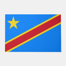 Bandeira da RDC (República Democrática do Congo)